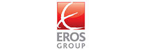 Brand logo of Karani Group's esteemed client Eros Group