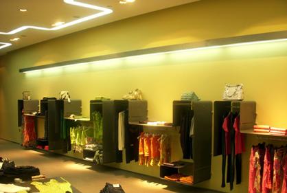 Interior design of luxury apparel brand Perasuco Fashion, Wafi Shopping Center Dubai designed and executed by Professional Interior Decorators in Dubai UAE