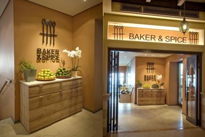 Entrance at Baker & Spice, Dubai-UAE designed by Professional Interior Decorators in Dubai UAE