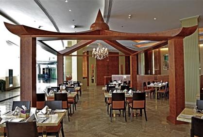 Luxury fine dining interior design executed for Gazebo Restaurant, Dubai-UAE by Karani Group,Professional Interior Decorators in Dubai UAE