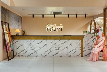 Professional Interior Decorators in Dubai UAE Karani Group designed a showroom for luxury brand Nari Boutique, Patna-India